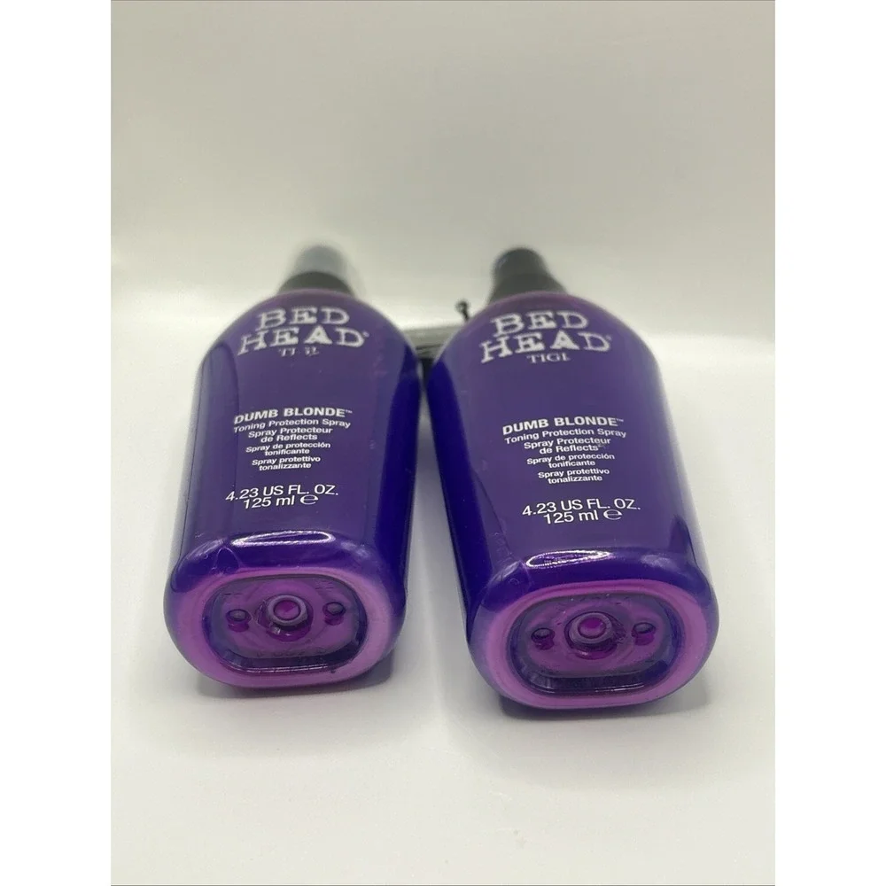Tigi Bed Head Dumb Blonde Toning Protection Spray 4.23 Oz Lot Of 2